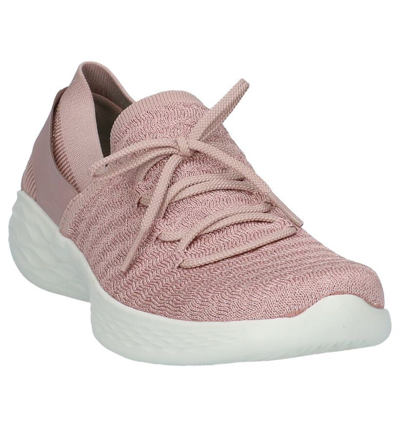 Skechers Chaussures slip-on  (Rose clair), , pdp