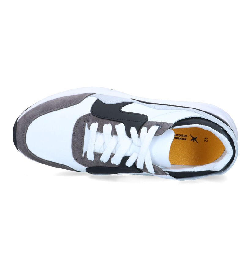Xsensible Golden Gate Grijze Veterschoenen voor heren (324832) - geschikt voor steunzolen