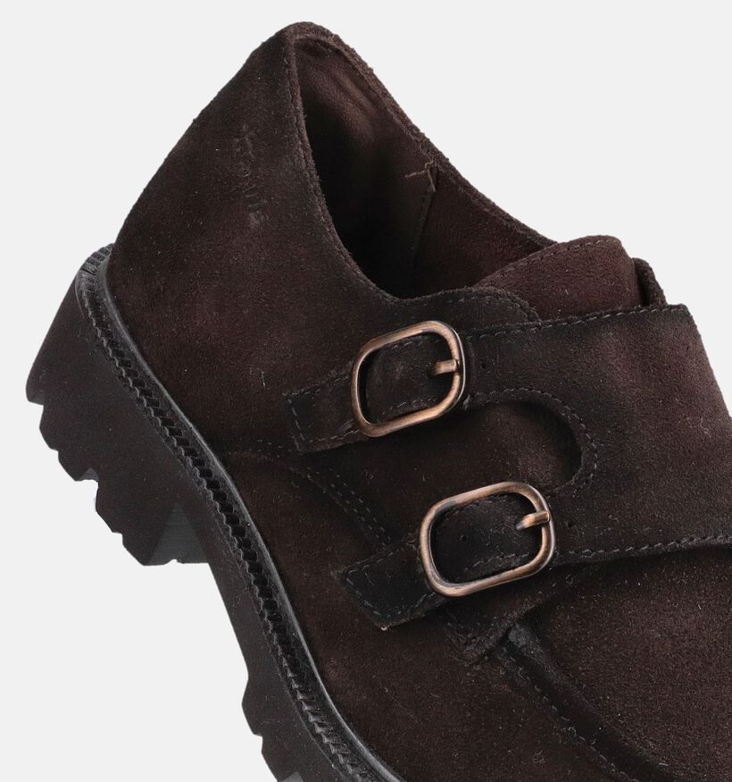 Tamaris Comfort Donkerbruine Lage Schoenen voor dames (376343) - geschikt voor steunzolen