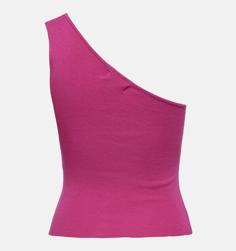 JDY Cirkeline Fuchsia One shouldertop voor dames (342179)