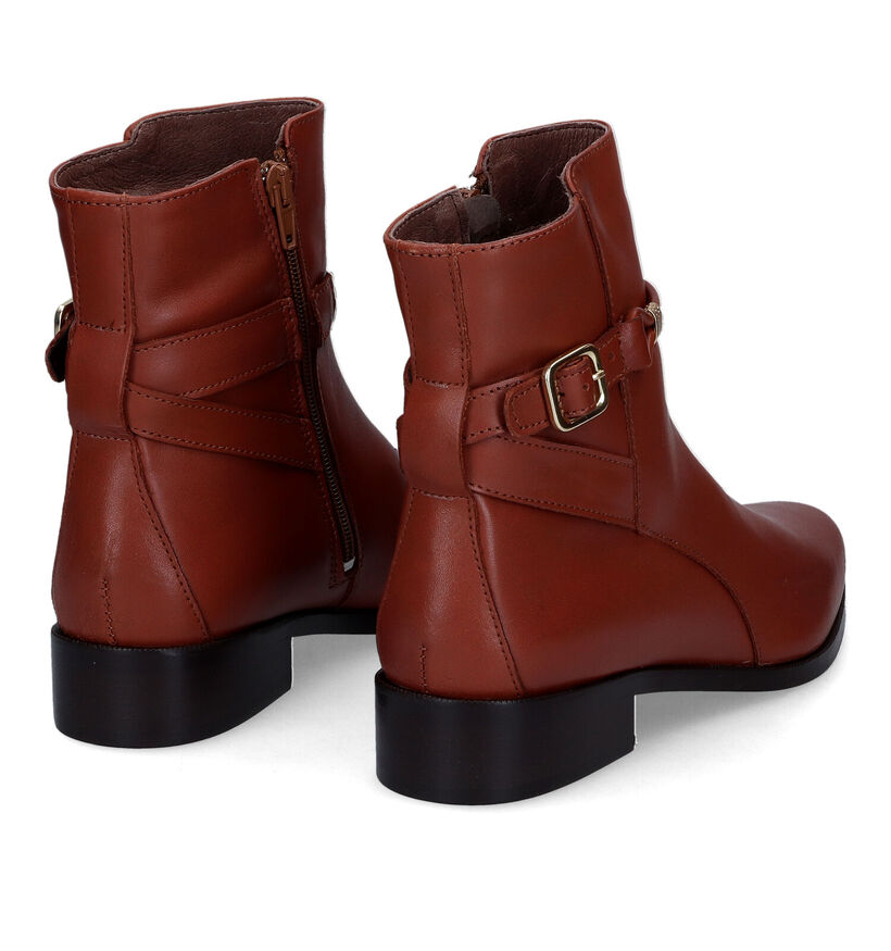 Scapa Bottines plates en Noir en cuir (317191)