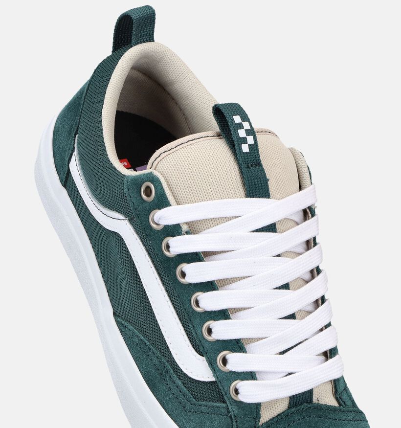 Vans Old Skool 36 Donkergroene Sneakers voor heren (368233) - geschikt voor steunzolen