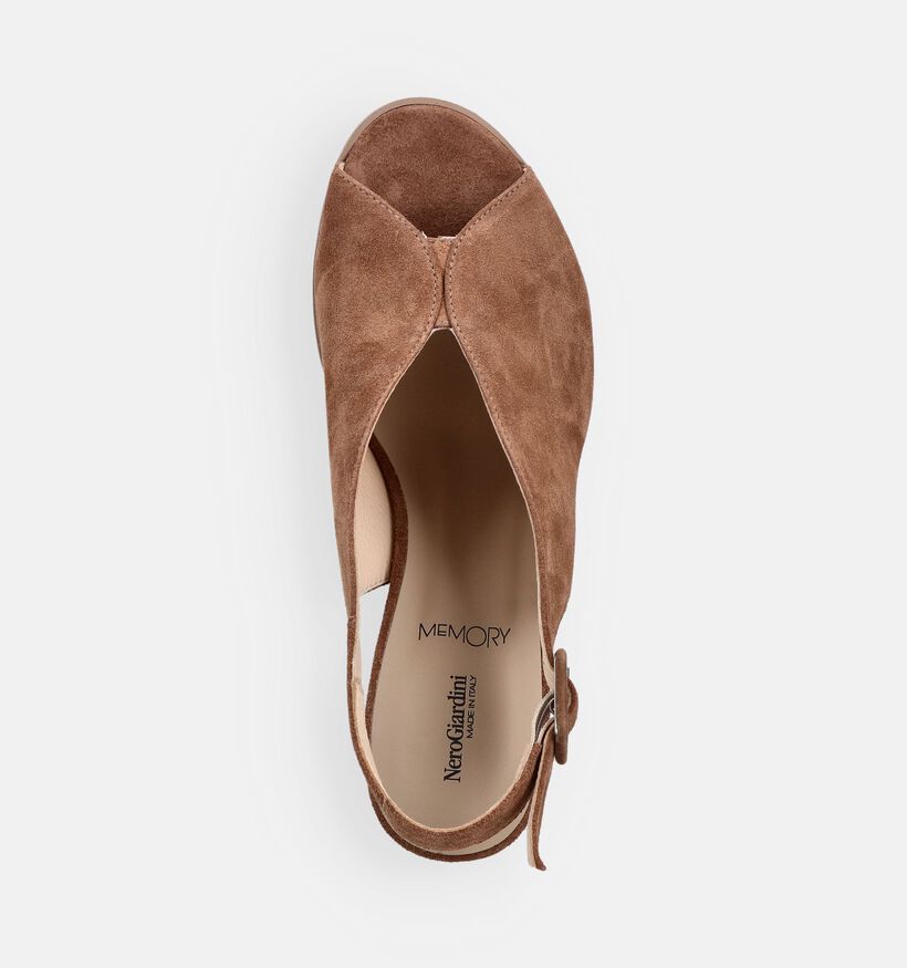 NeroGiardini Bruine Slingback Pumps voor dames (373376)