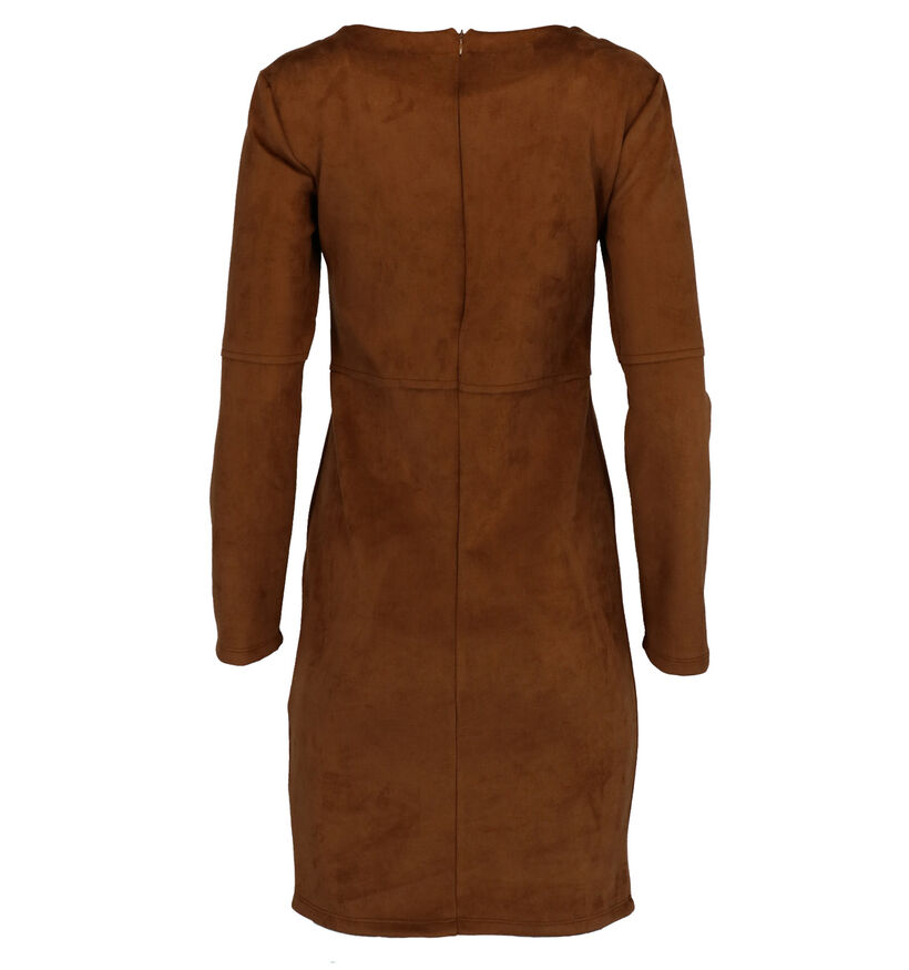 Julie Mode Robe Mini en Cognac (274672)