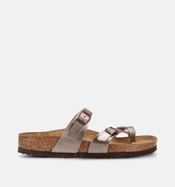 Birkenstock Mayari Nu-pieds Black/White/Sandcastle/Graceful Taupe/Copper