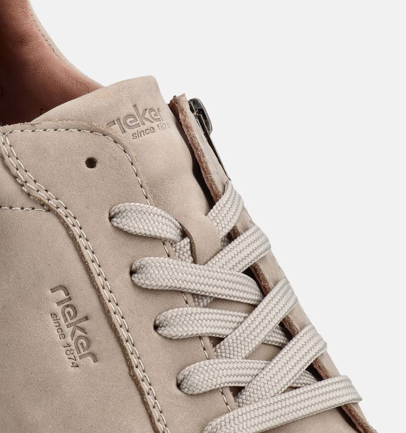 Rieker Chaussures &agrave; lacets en Beige pour hommes (367569) - pour semelles orthop&eacute;diques