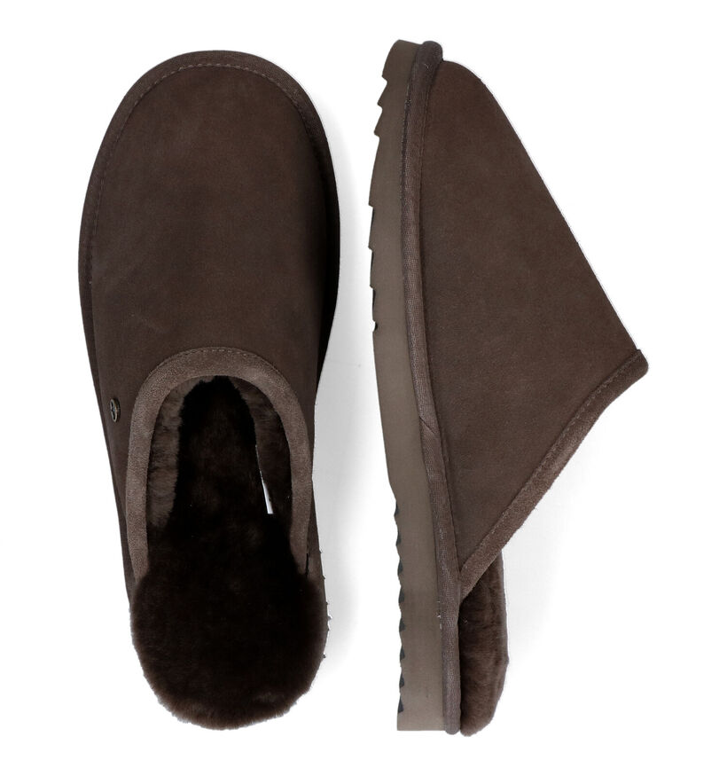 Warmbat Classic Cognac Pantoffels voor heren (346339)