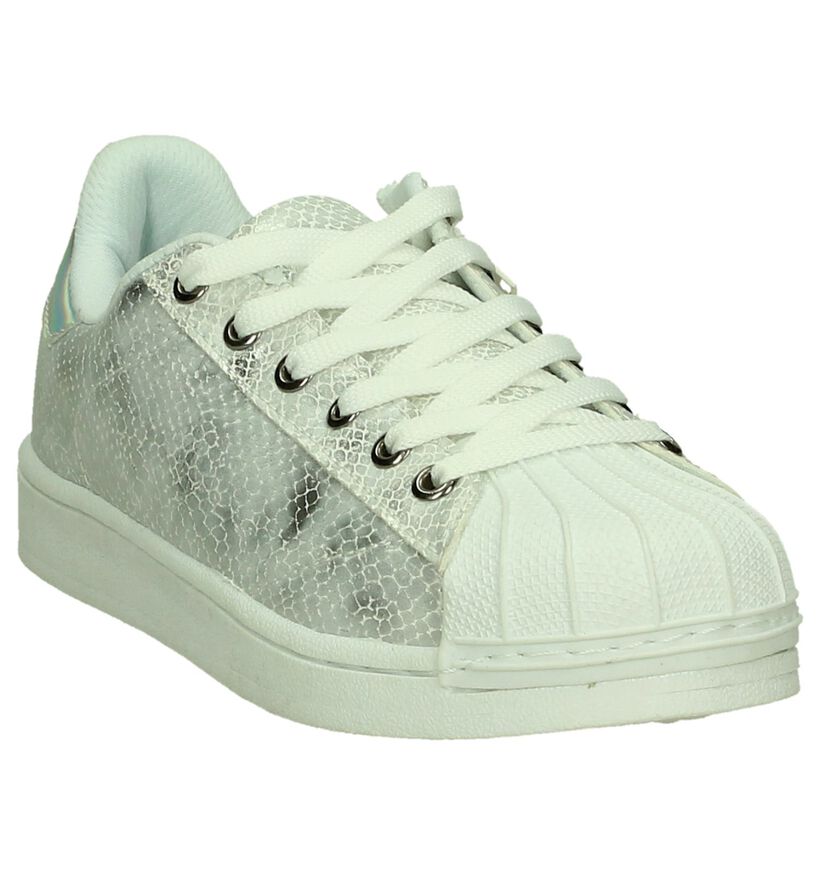 Ghost Rockers Baskets basses en Blanc en simili cuir (189936)