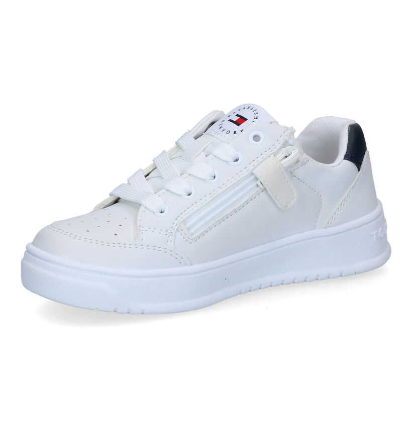 Tommy Hilfiger Chaussures à fermeture éclair/lacets en Blanc en simili cuir (303926)