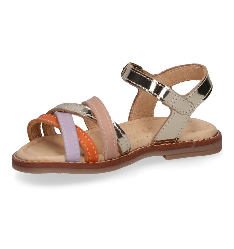 Milo & Mila Rosy Gouden Sandalen voor meisjes (305077)