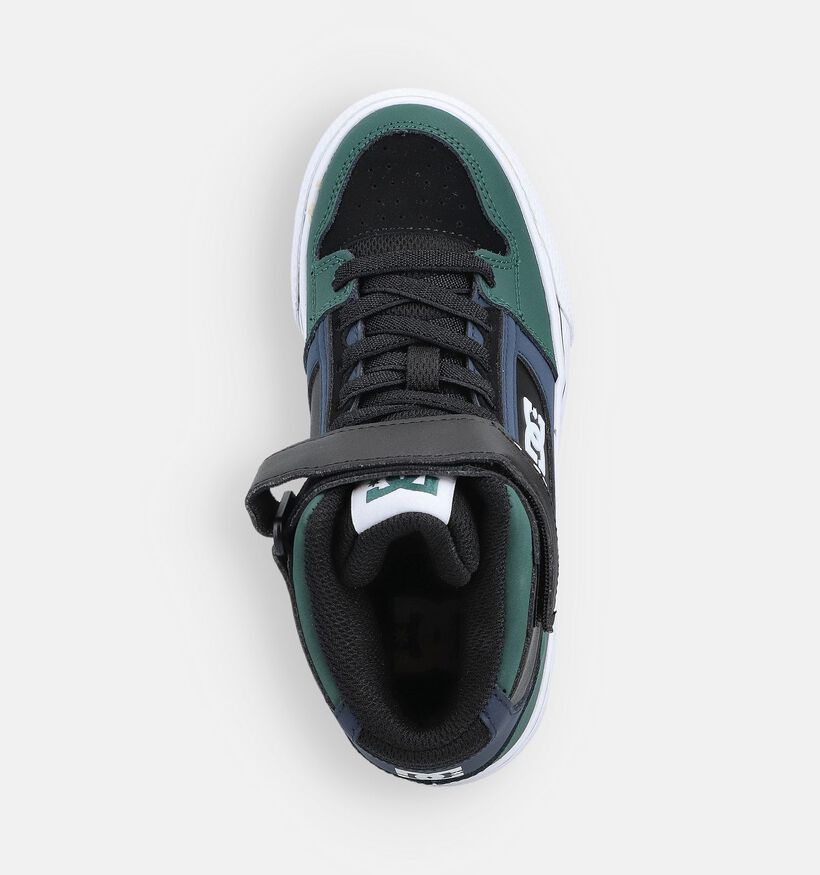 DC Shoes Pure High Baskets montantes en Vert pour filles, garçons (370356)