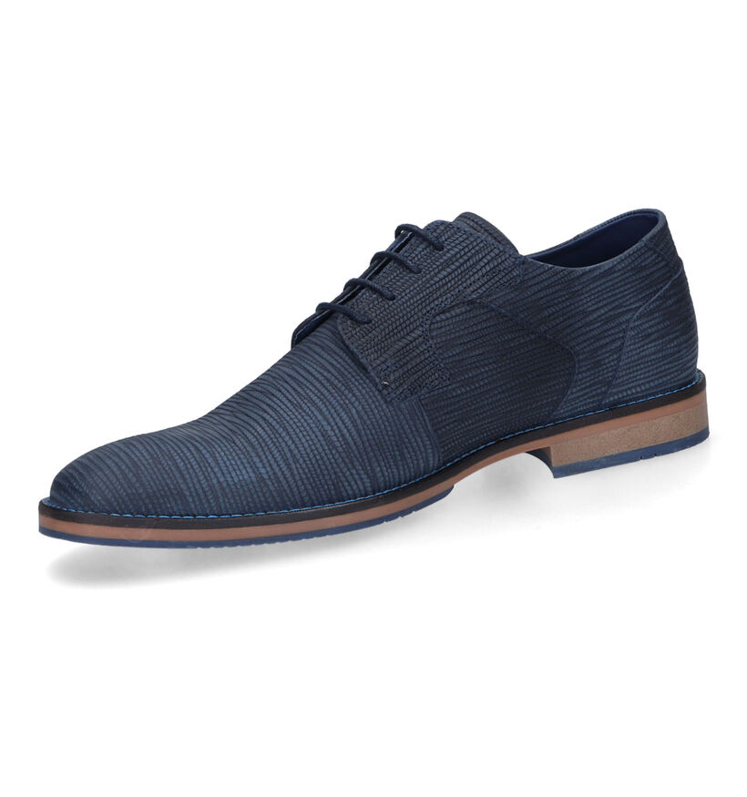 Bullboxer Chaussures classiques en Bleu foncé pour hommes (313087) - pour semelles orthopédiques