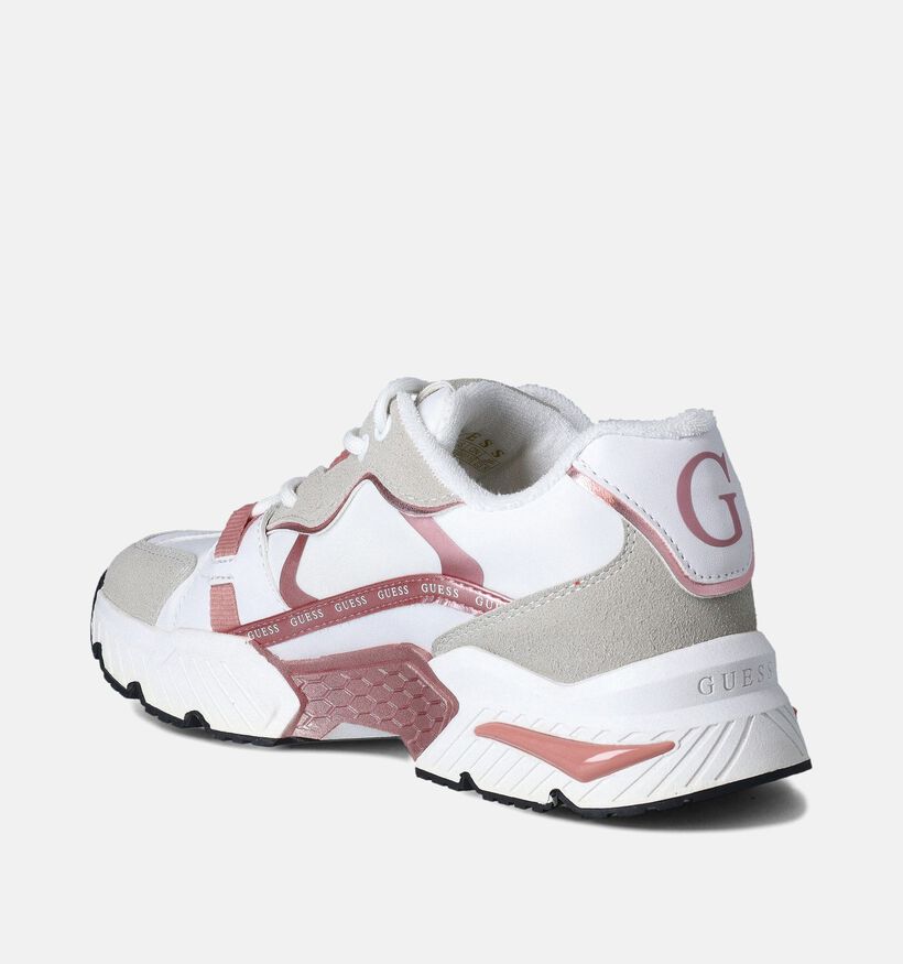 Guess Carrli 5 Witte Sneakers voor dames (353384) - geschikt voor steunzolen