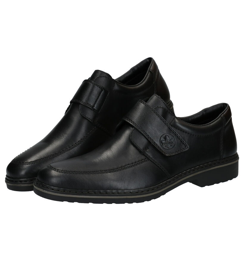 Rieker Chaussures basses en Noir en cuir (281734)