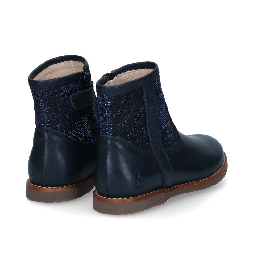 Beberlis Bottes courtes en Bleu foncé pour filles (315683)