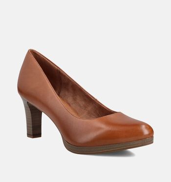 Tamaris Escarpins Noir/Or/Cognac