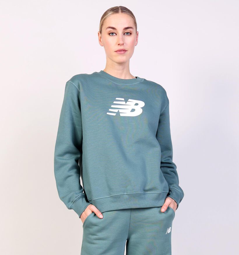 New Balance Sweatshirt en Vert New Balance Sweatshirt en Vert pour femmes (362076)