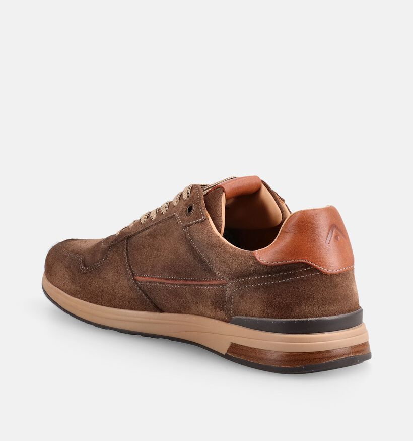 Ambitious Slow Chaussures &agrave; lacets en Marron/Cognac pour hommes (381293) - pour semelles orthop&eacute;diques
