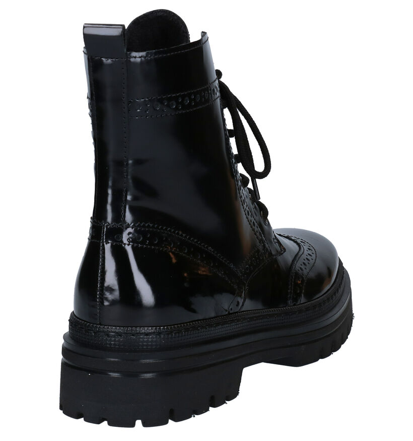 Gabor Best Fitting Bottines en Noir en cuir (282395)