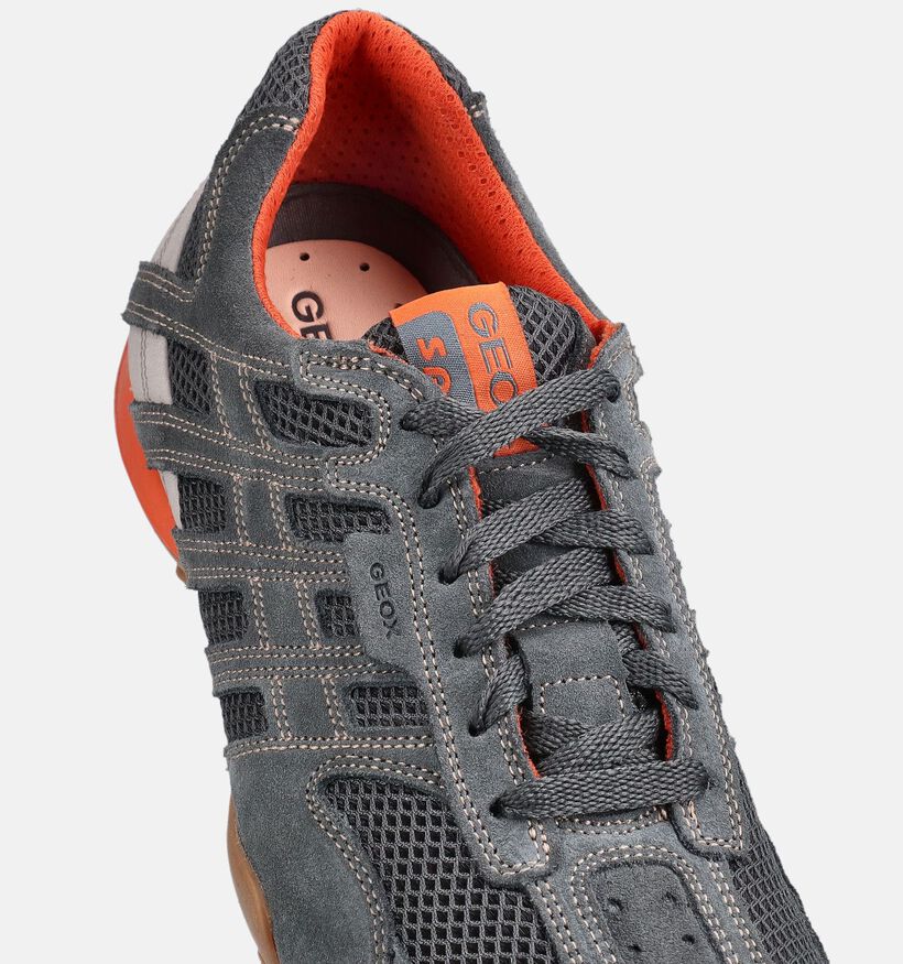 Geox Snake Original Chaussures &agrave; lacets en Gris pour hommes (367981) - pour semelles orthop&eacute;diques