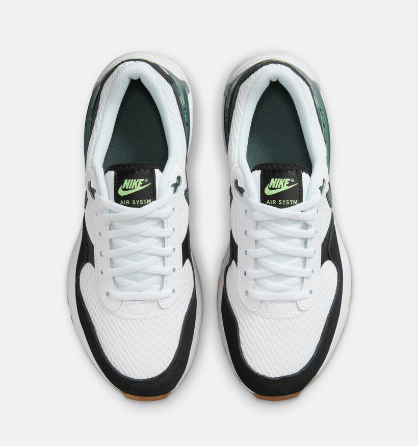 Nike Air Max Systm Witte Sneakers voor jongens, meisjes (344712)