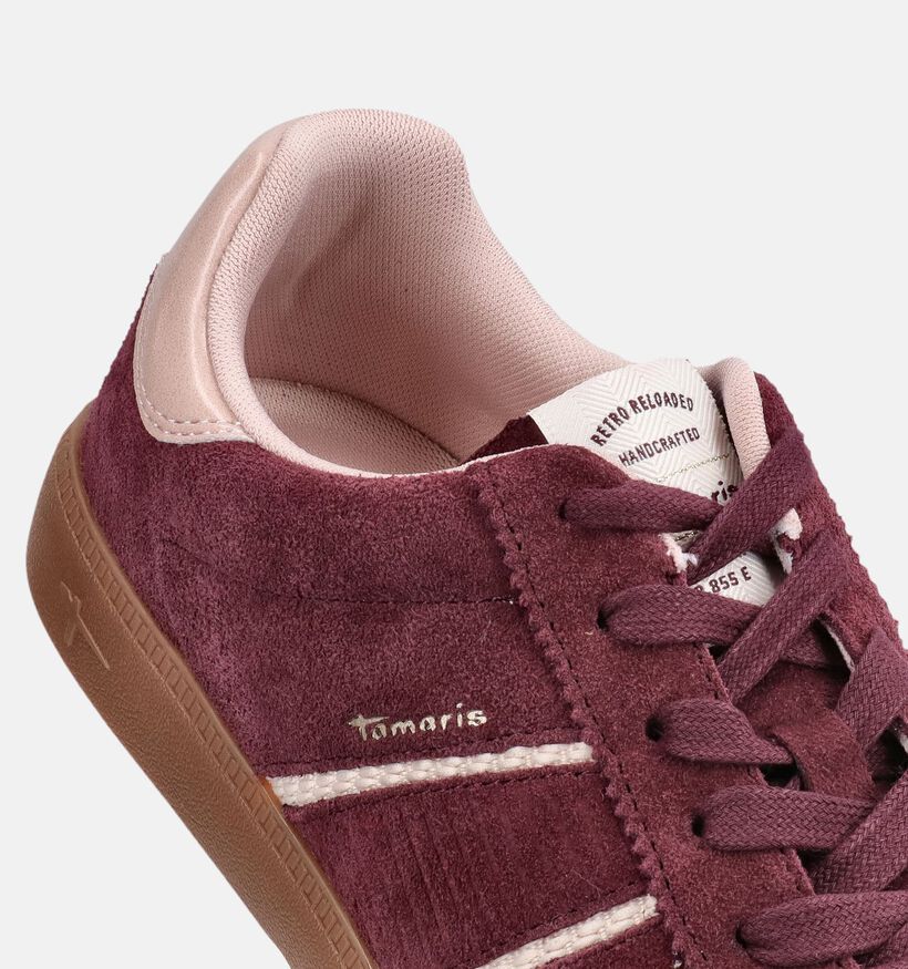 Tamaris Baskets en Bordeaux pour femmes (376663) - pour semelles orthop&eacute;diques