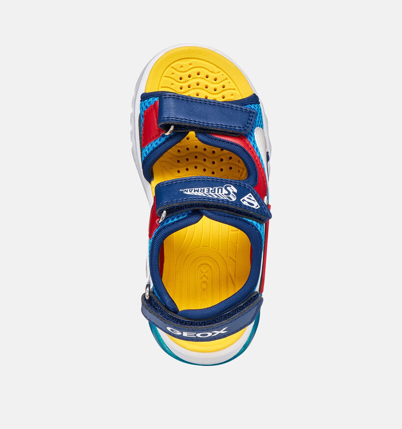 Geox Ciberdron Superman Sandales en Bleu pour gar&ccedil;ons (368870)