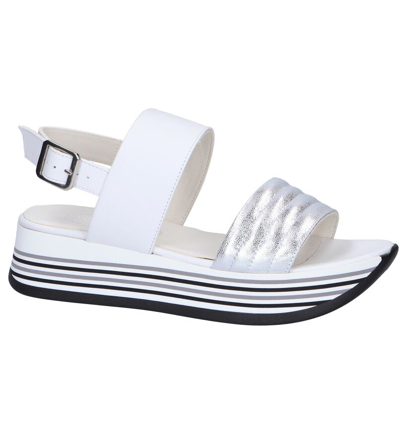Witte Sandalen Tine's in leer (251747)