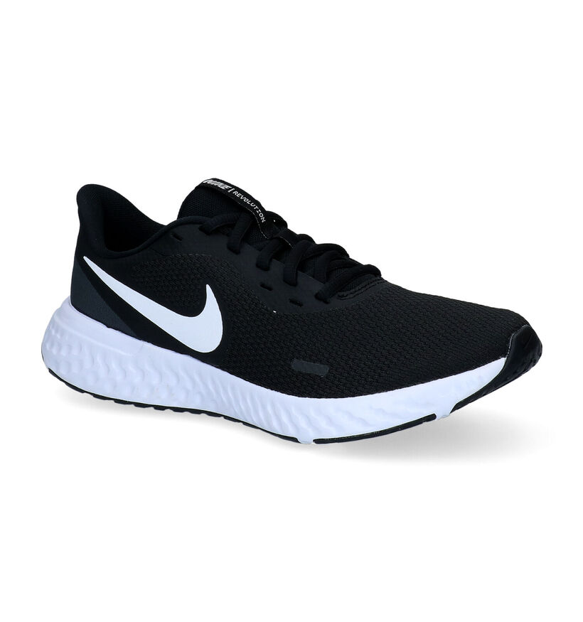 Nike Revolution 5 Baskets en Noir en simili cuir (290920)