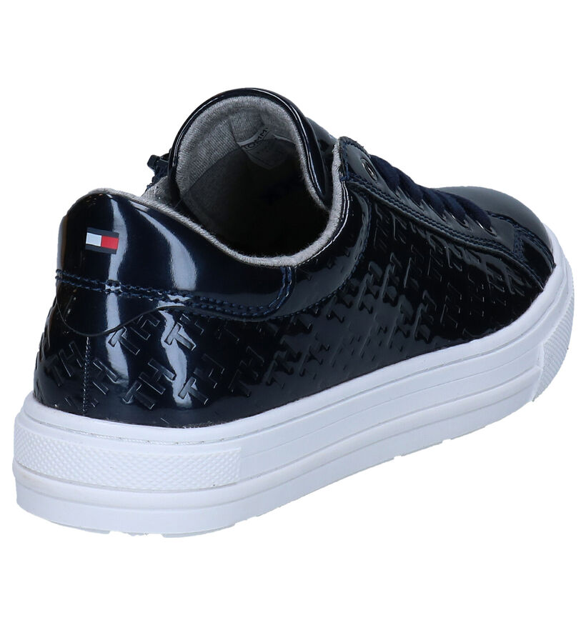 Tommy Hilfiger Blauwe Veterschoenen in kunstleer (279886)