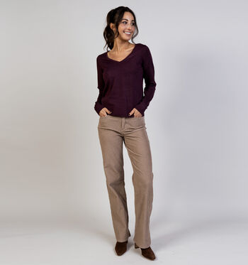 Vero Moda Pulls Noir/Bordeaux