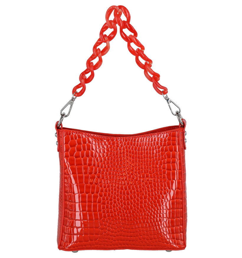 Hvisk Amble Croco Small Roze Schoudertas voor dames (293322)