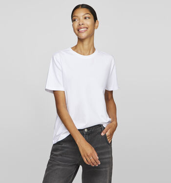 Vila T-shirts Blanc/Bleu/Rose
