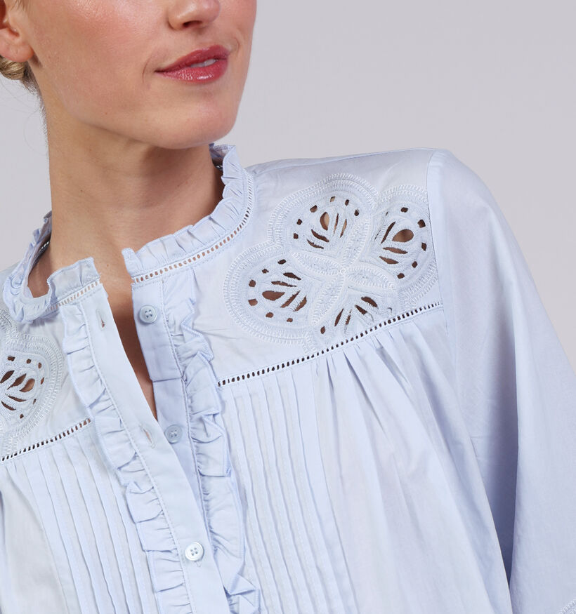 Rue Mazarine Swann Blauwe Blouse voor dames (374140)