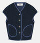 Laurent David Donkerblauwe Bodywarmer voor dames (382012)