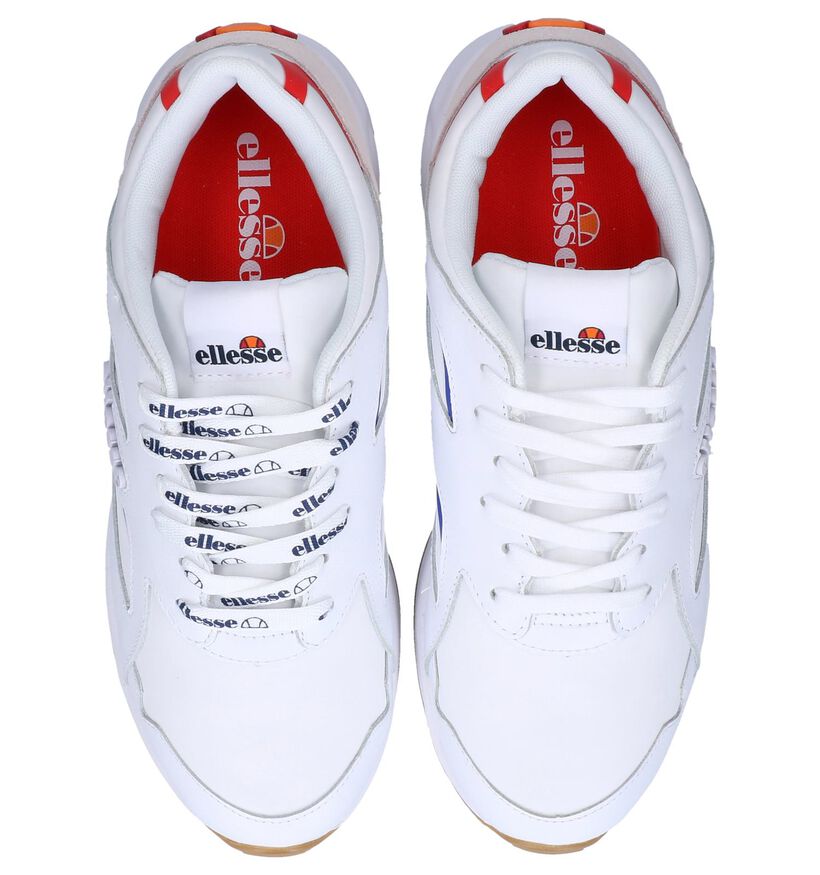 Ellesse Contest Baskets basses en Blanc en cuir (241633)