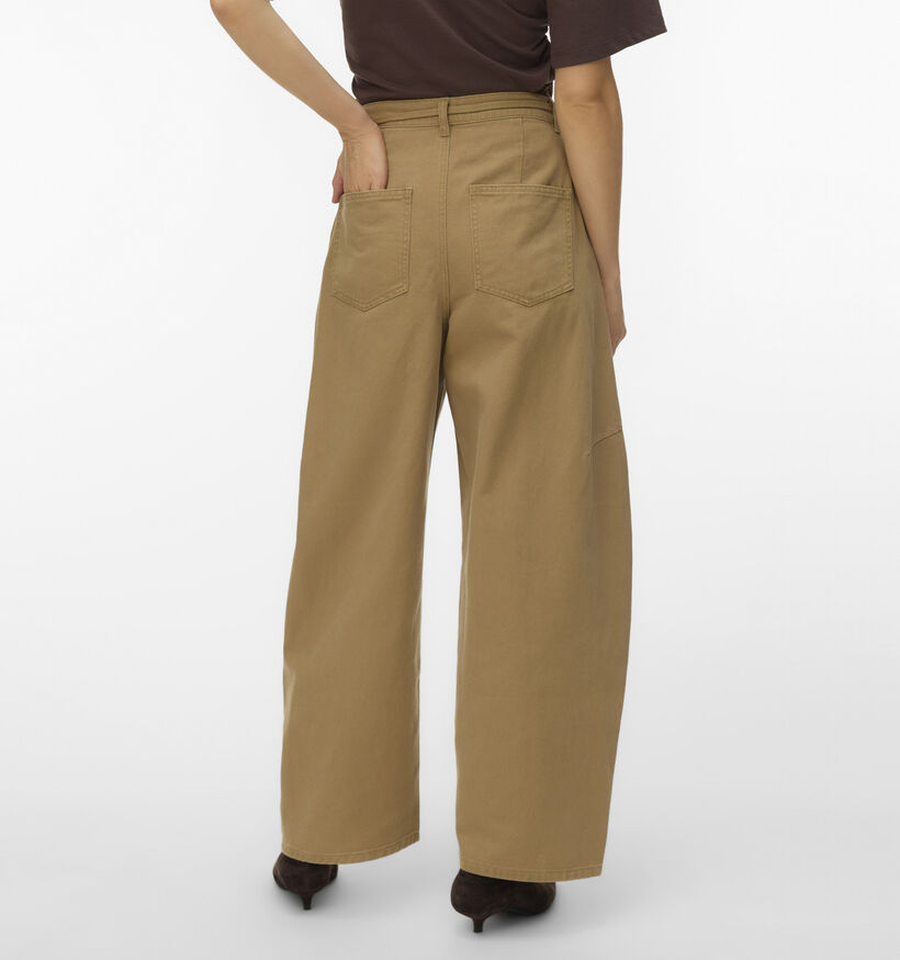 Vero Moda Kaitlin Bruine Barrel Jeans L32 voor dames (369413)