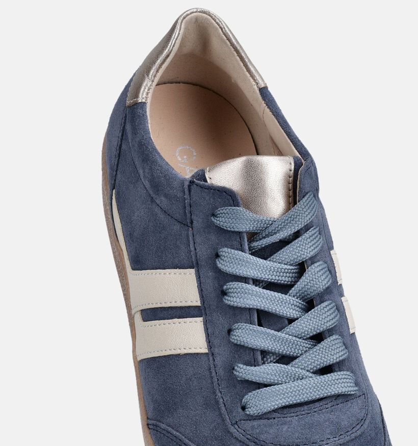 Gabor Baskets en Bleu pour femmes (371139) - pour semelles orthop&eacute;diques