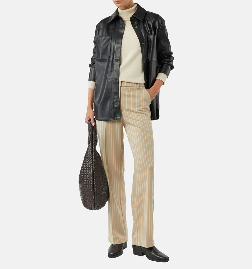 comma Beige Geklede Broek voor dames (366553)