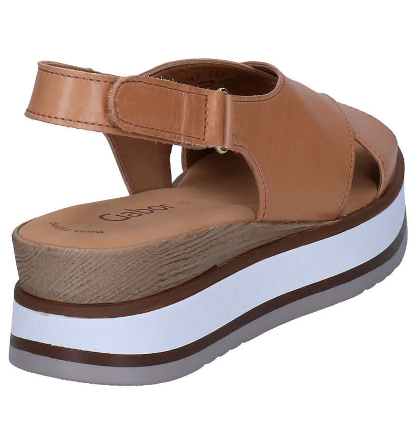 Gabor Best Fitting Ecru Sandalen voor dames (287941)