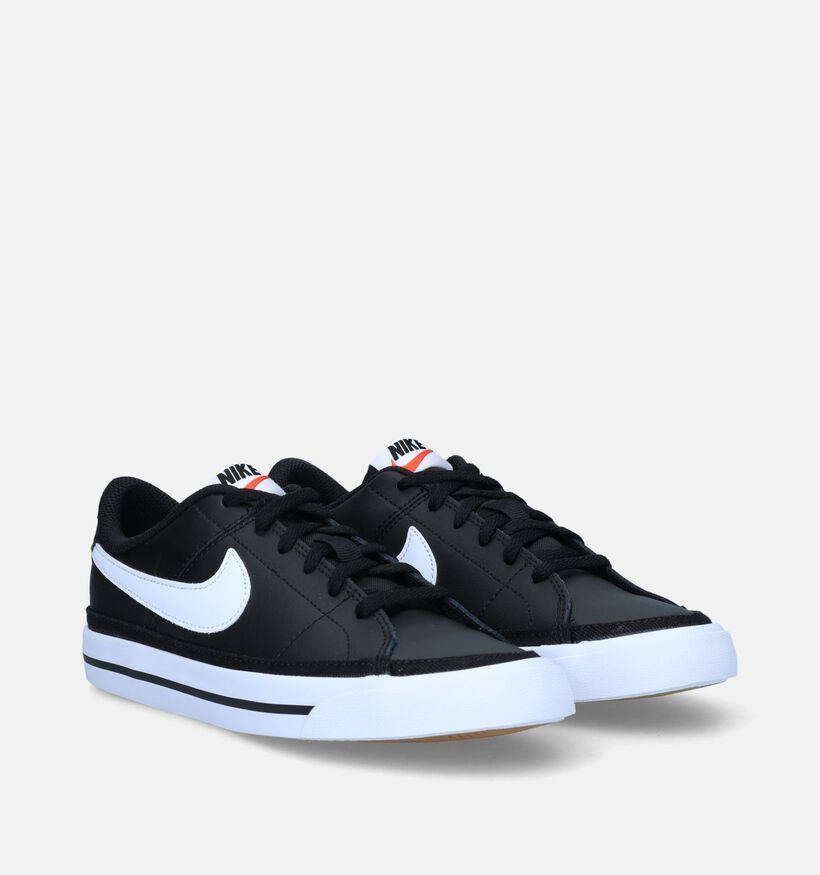 Nike Court Legacy GS Baskets en Noir pour filles, garçons (332201)