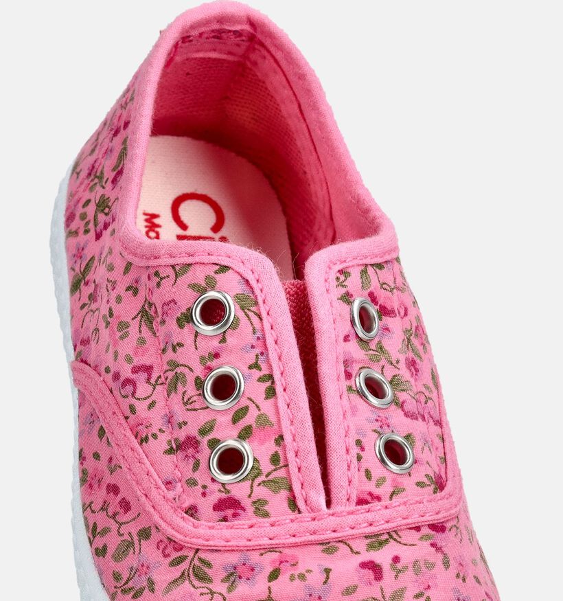 Cienta Baskets pour b&eacute;b&eacute; en Jaune pour filles (372153) - pour semelles orthop&eacute;diques