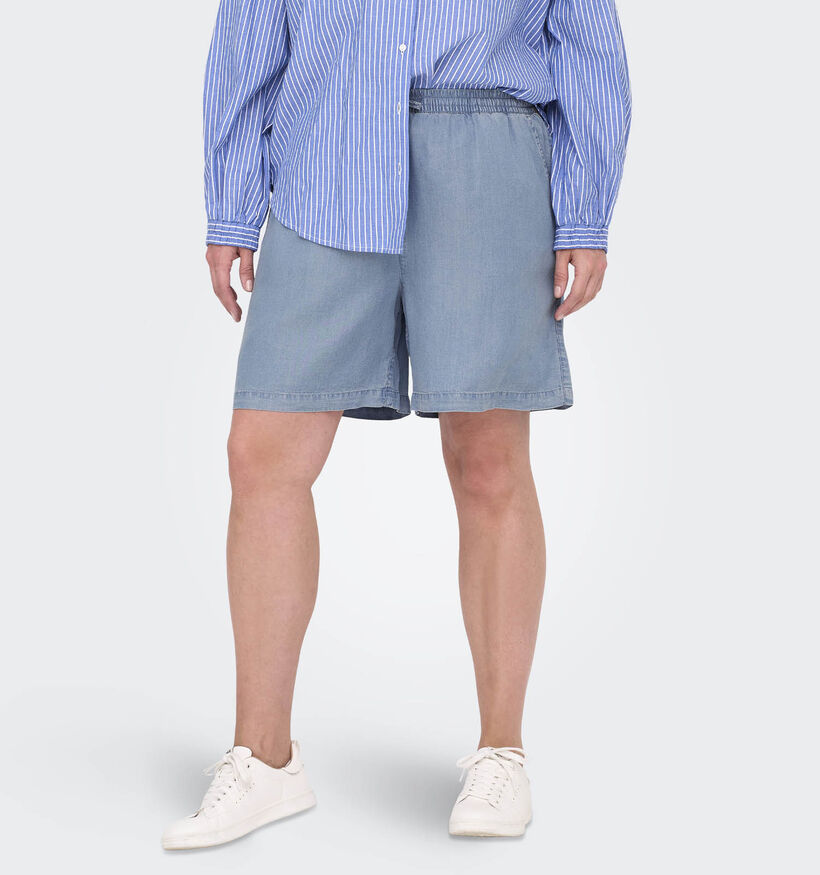 ONLY Carmakoma Pema Life Blauwe Short voor dames (374876)