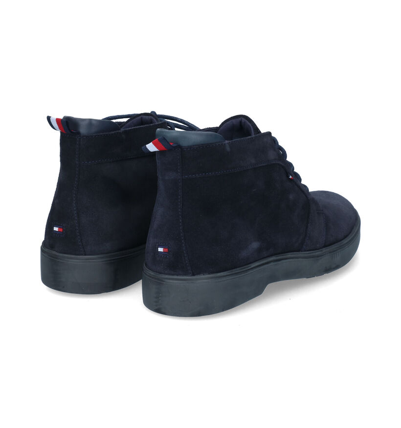 Tommy Hilfiger Classic Blauwe Geklede Schoenen in daim (314265)