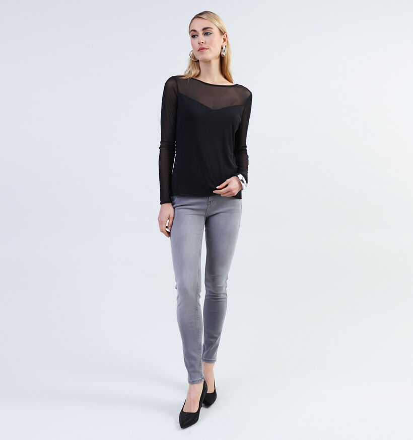 comma Zwart T-shirt voor dames (334758)
