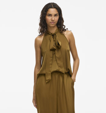 Débardeur marron Vila Débardeurs Marron