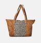 Via Limone Bruine Shopper tas met rits voor dames (360522)