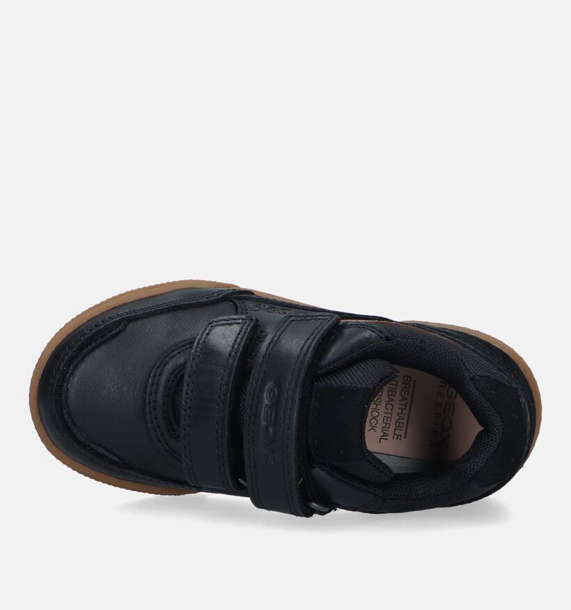 Geox Poseido Chaussures à velcro en Noir pour garçons (330066) - pour semelles orthopédiques