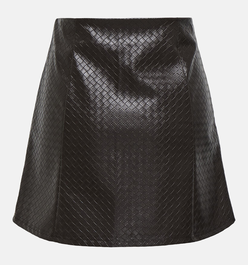 JDY Ella Donkerbruine Faux-Leather Rok voor dames (381970)