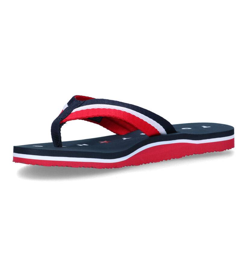 Tommy Hilfiger Loves NY Beach Tongs en Bleu pour femmes (333017)